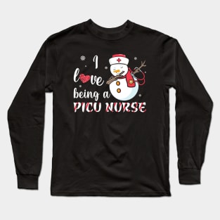 Picu Nurse Christmas Long Sleeve T-Shirt